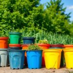 are plastic flower pots recyclable