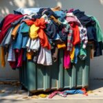 can you put clothes in the recycling bin