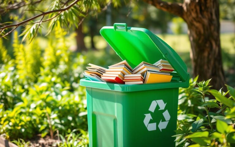 can books be put in the recycling bin