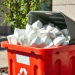 can polystyrene go in the recycling bin