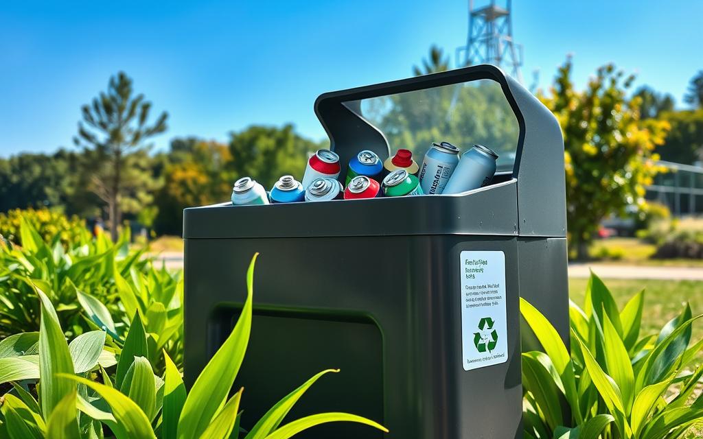 safe disposal methods for aerosol cans