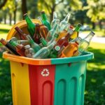 can you put glass in the recycling bin