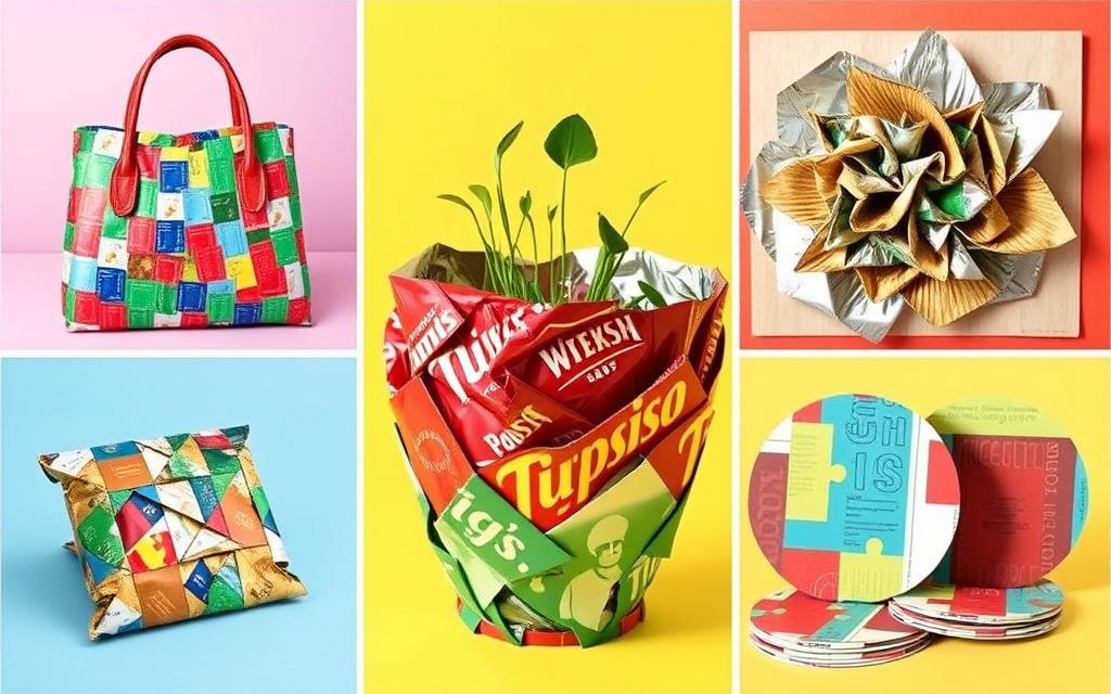 creative uses for crisp packets