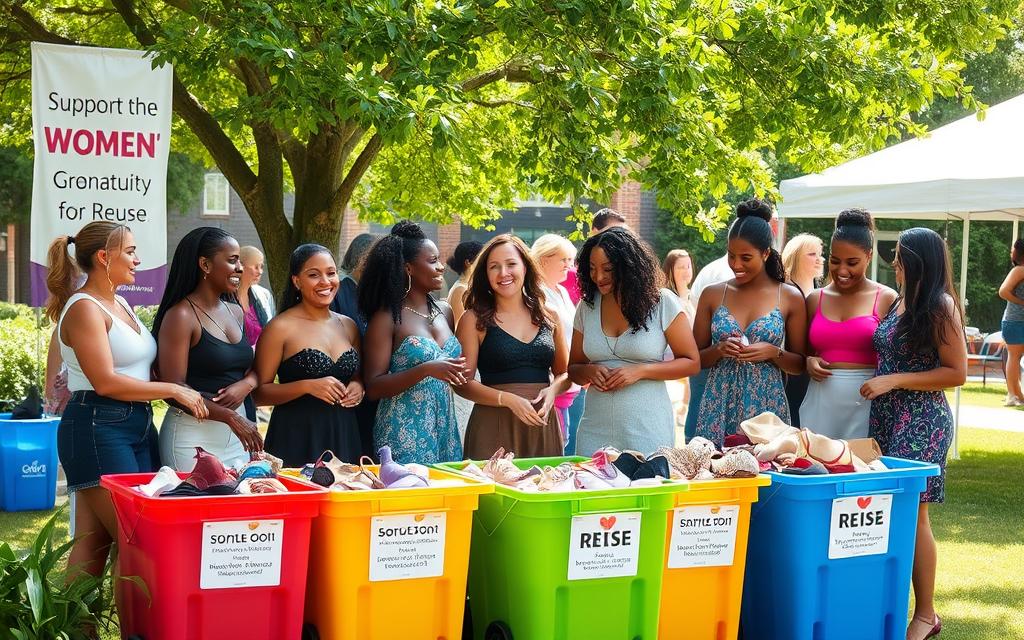 nonprofit bra donations, support for women, bra reuse initiatives