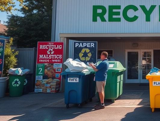 what time does the recycle center open