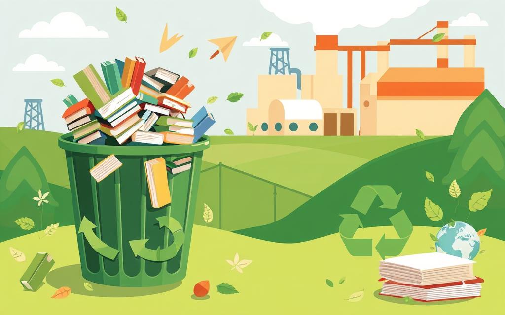 can you put books in the recycling bin