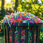 can you put shredded paper into the recycling bin