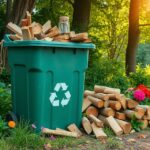 can you put wood in a recycling bin