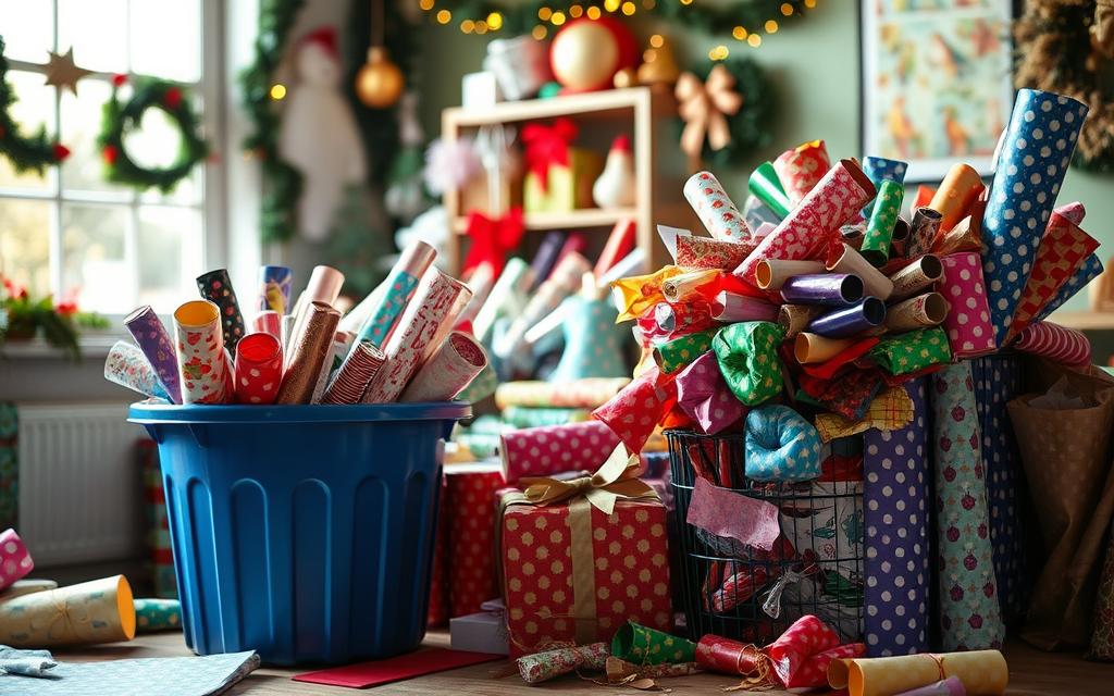 can you recycle gift wrapping paper