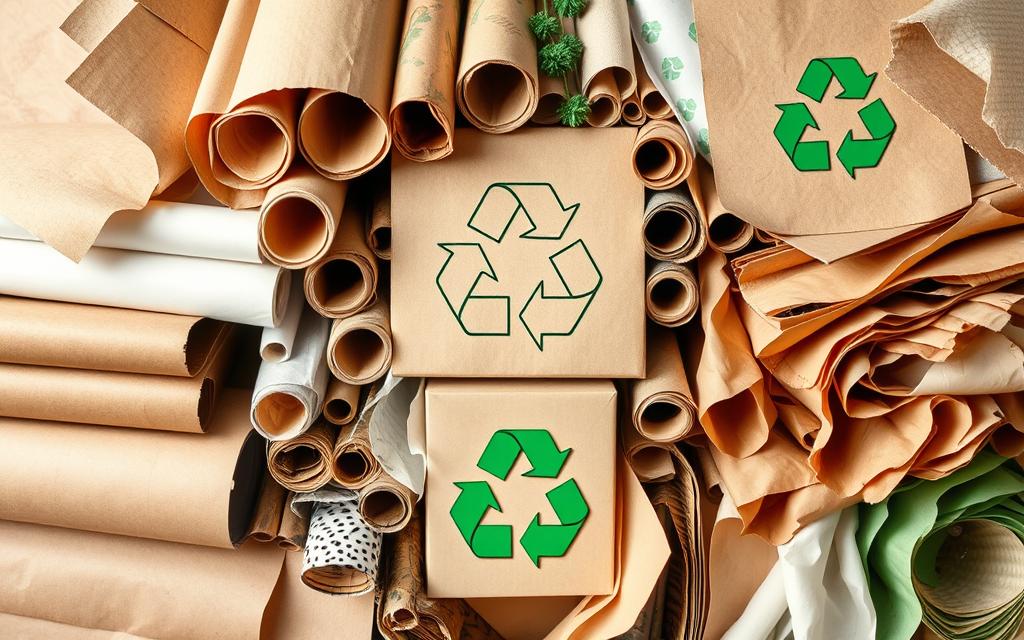 recyclable materials in wrapping paper types