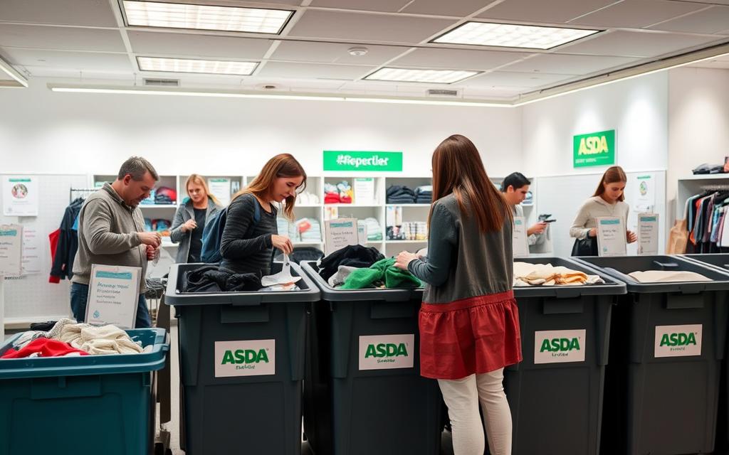 ASDA clothing donation process
