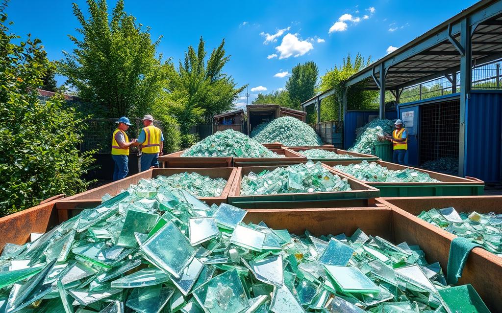 can you recycle broken glass