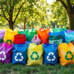 how to get recycling bags from council