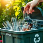 how to recycle glasses