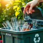 how to recycle glasses
