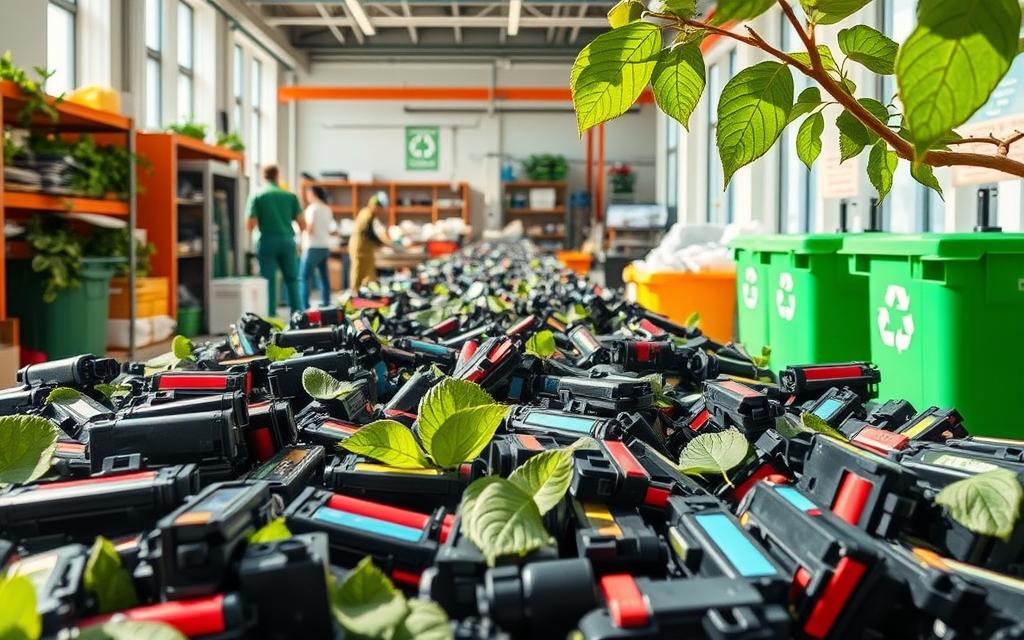 recycling process for printer cartridges