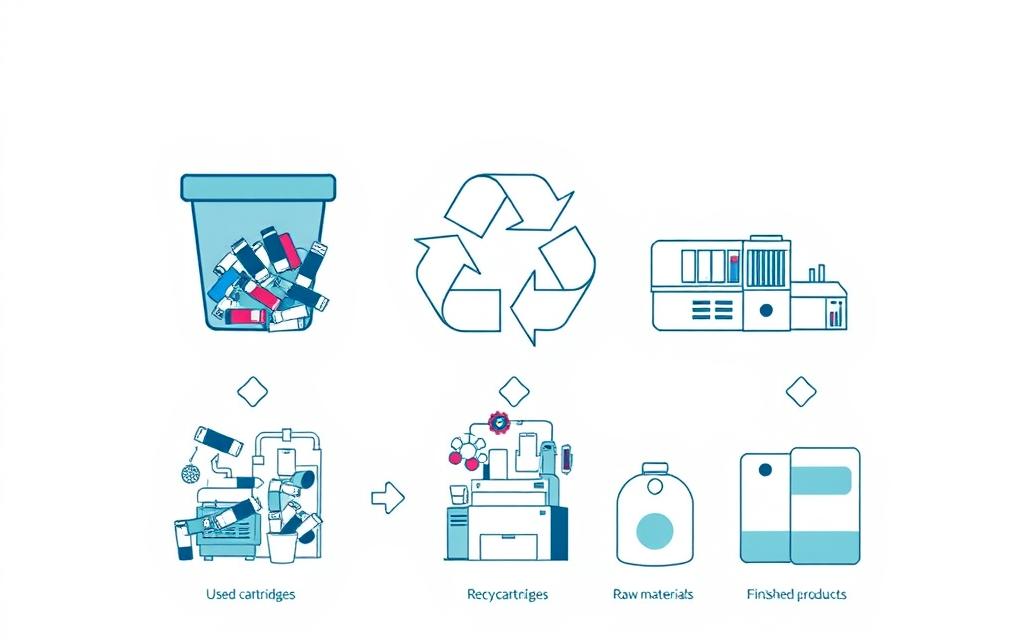 steps to recycle ink cartridges