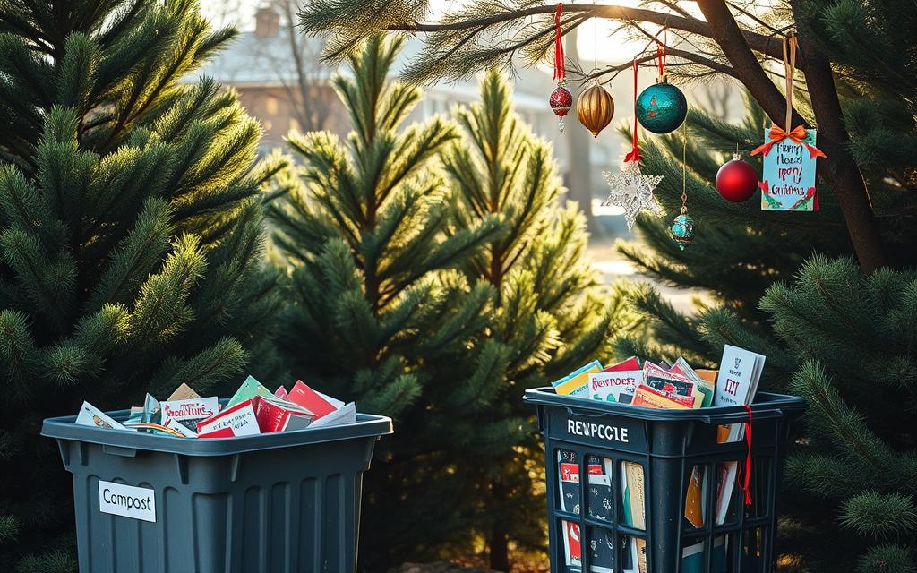 where recycle christmas cards