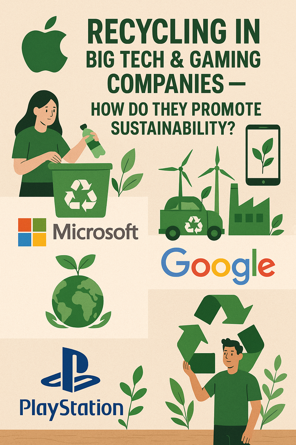 Explore how major tech and gaming companies are embracing recycling initiatives and promoting sustainability through innovative programs, responsible sourcing, and e-waste reduction.