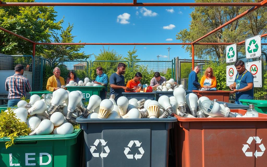 can you recycle light bulbs uk