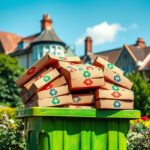 can you recycle pizza boxes uk