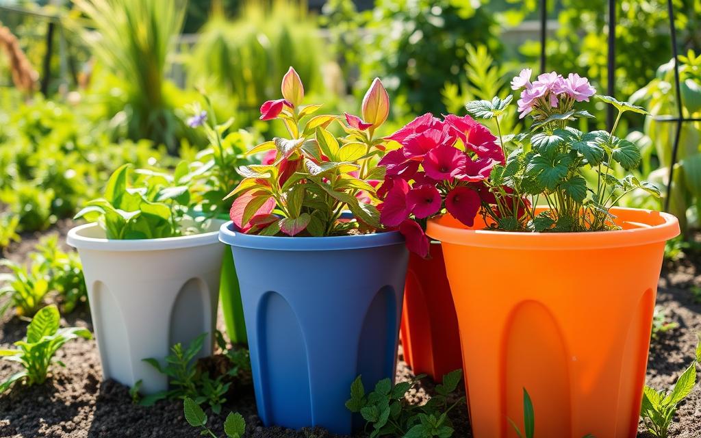 can you recycle plastic flower pots