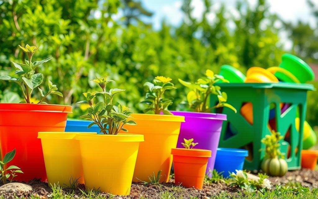 can you recycle plastic garden pots