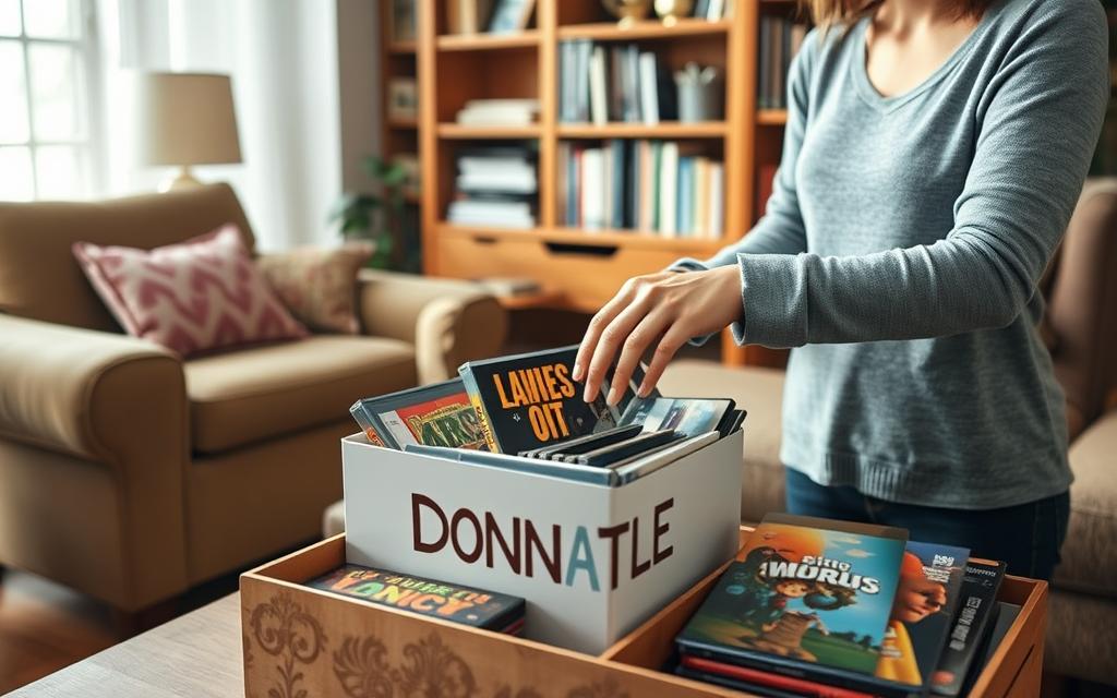 donating DVDs