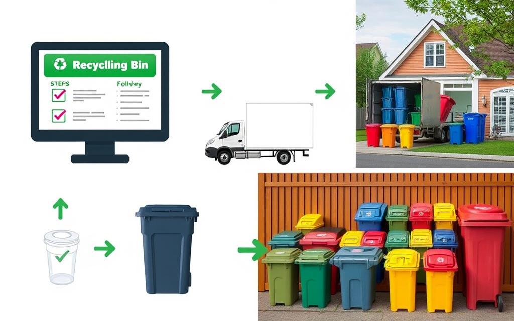 how to get a recycling bin