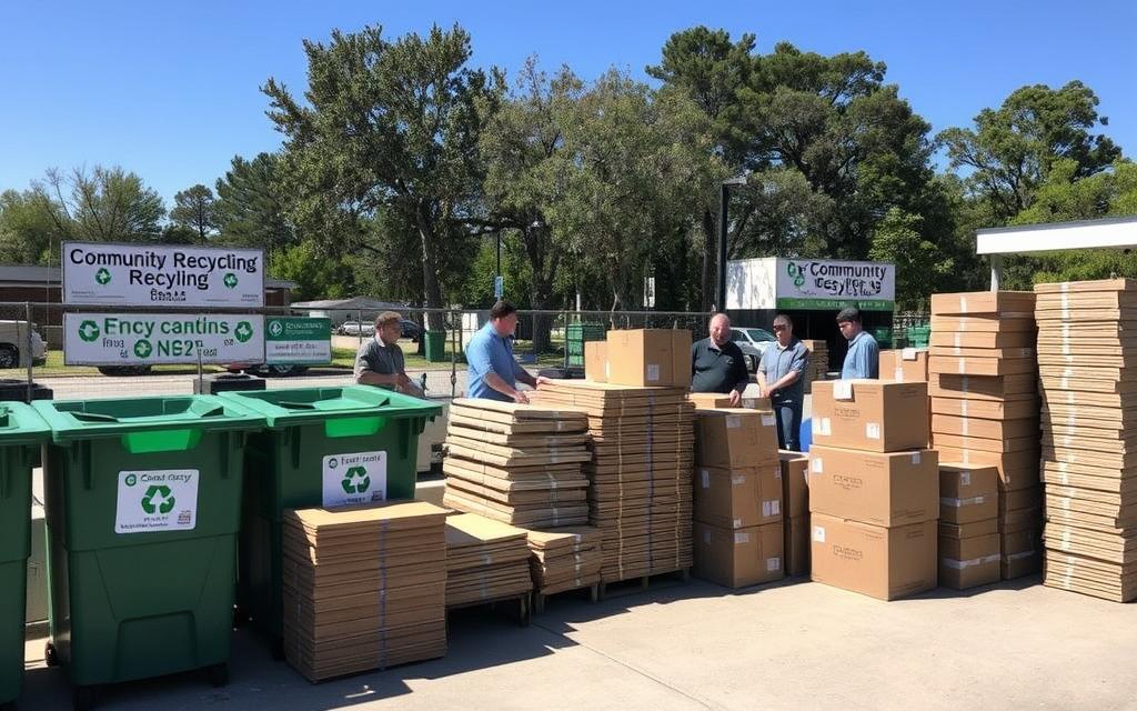local recycling options for cardboard