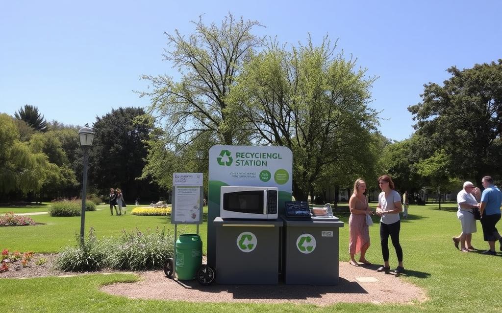 recycle microwave locally
