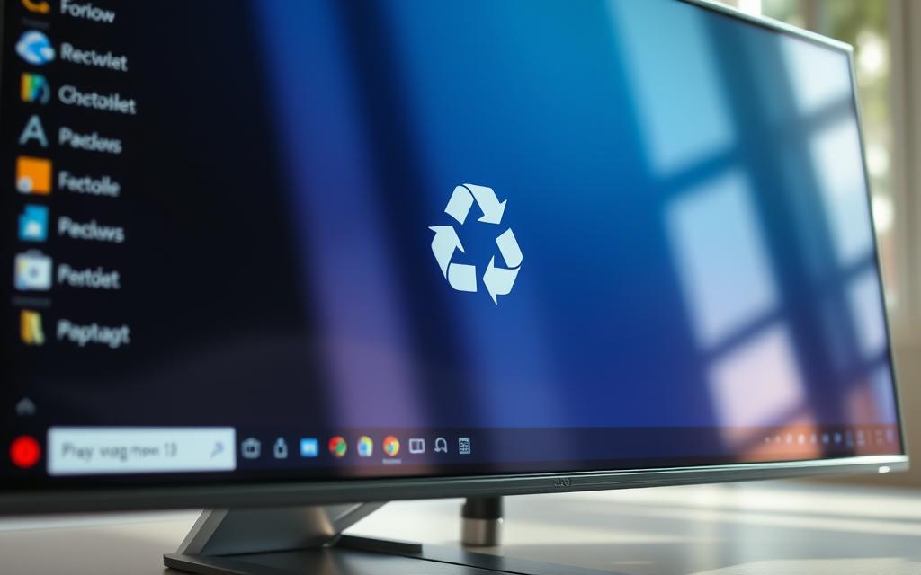 recycling bin desktop access