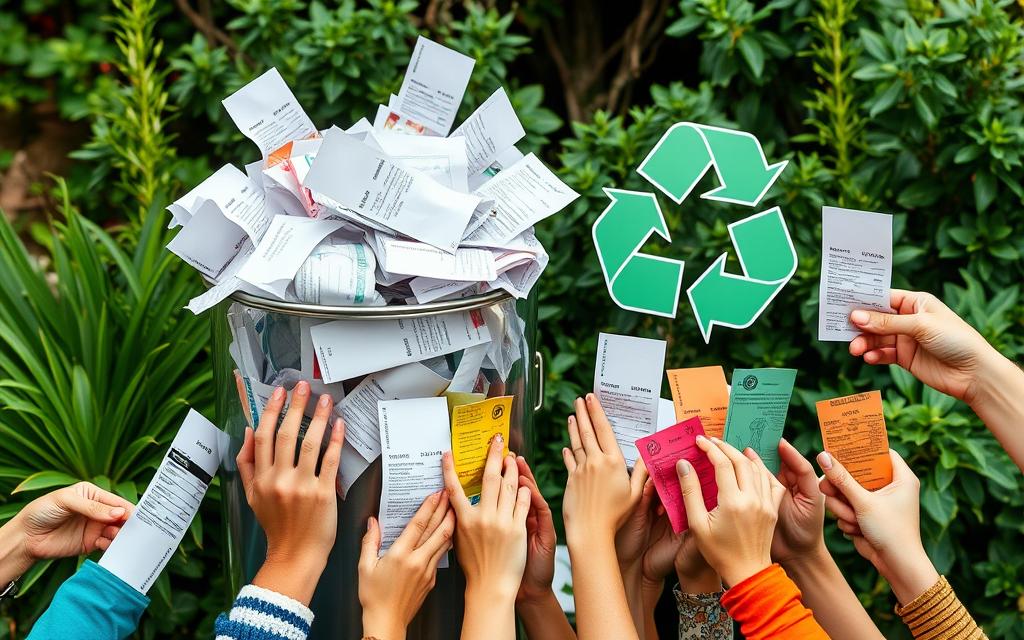 recycling receipts challenge