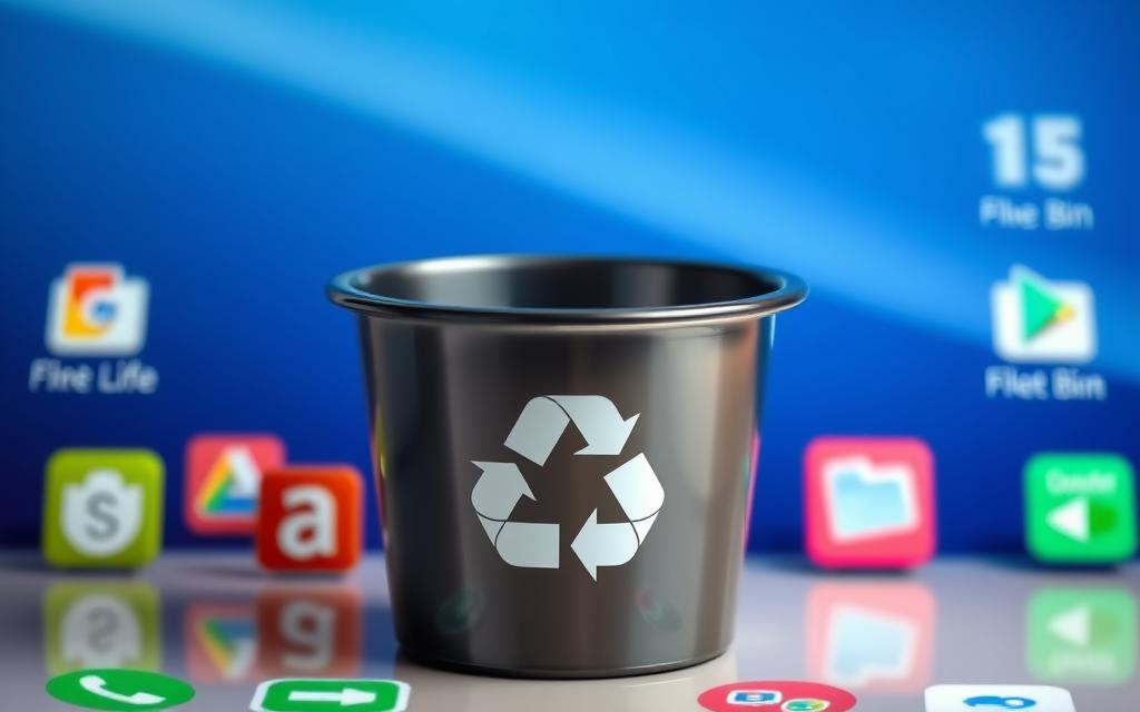 where is android recycle bin