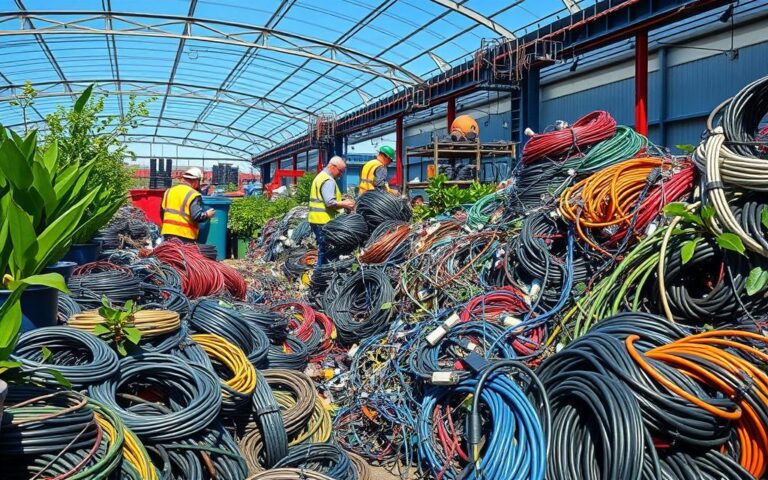 where to recycle old cables uk
