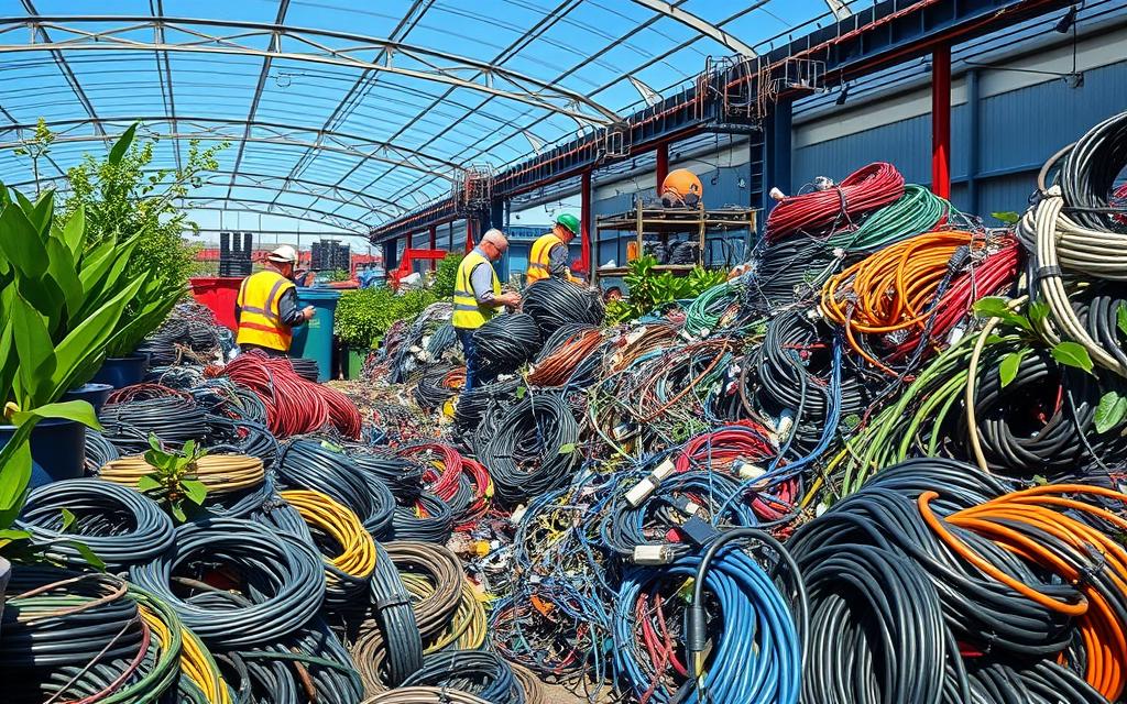 where to recycle old cables uk
