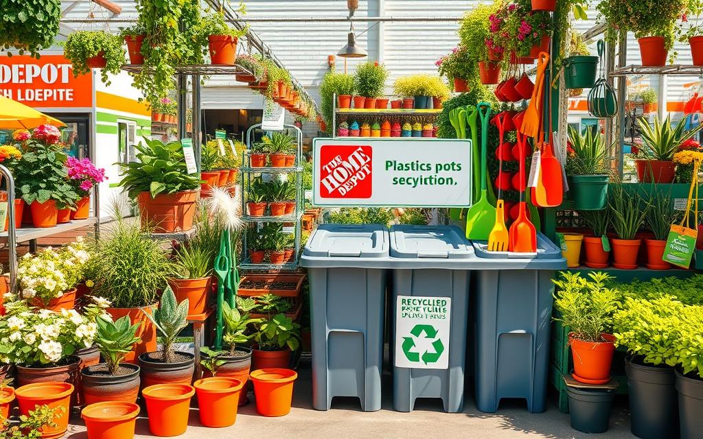 Home Depot recycling initiative for plastic pots Home Depot recycling initiative for plastic pots