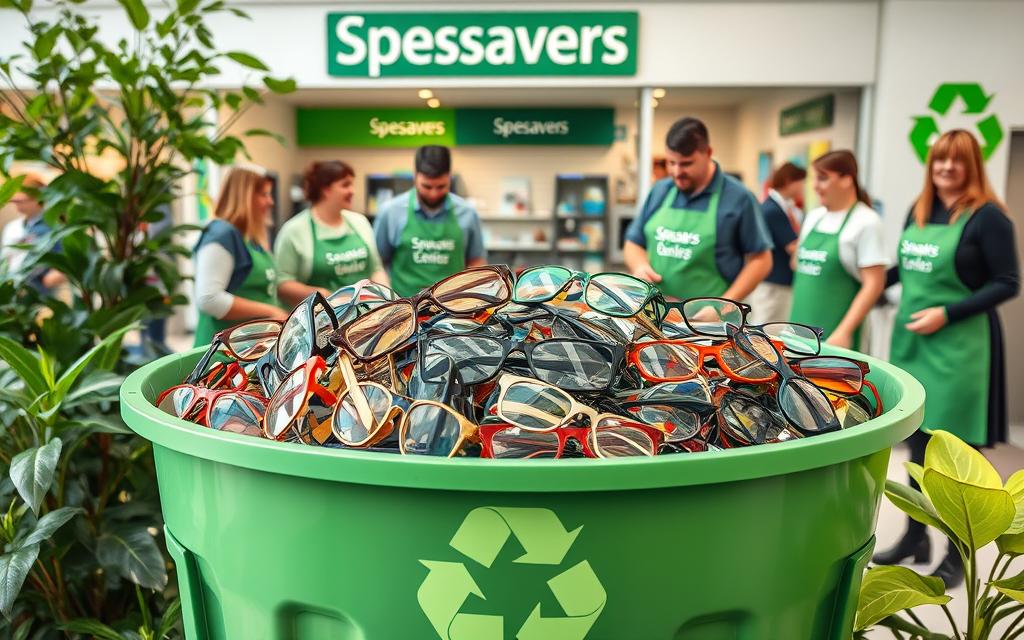 do specsavers recycle old glasses