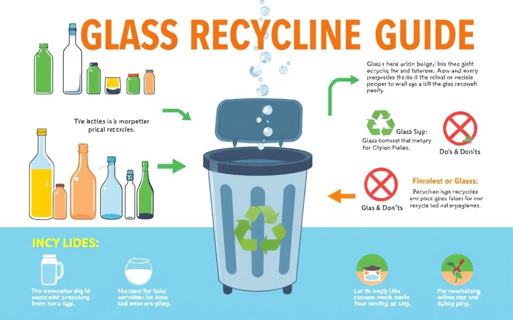 does glass go in recycle bin