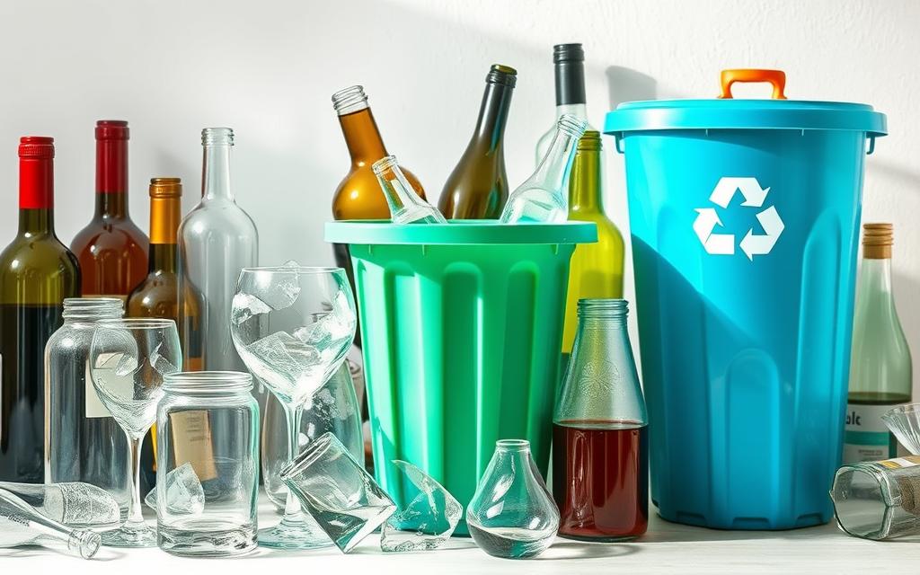 glass recycling exceptions
