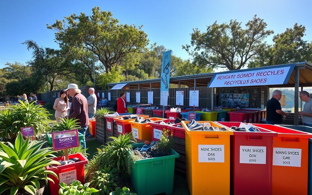 local recycling centres for shoes