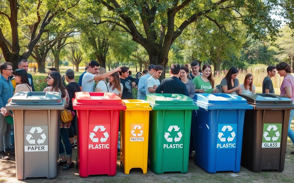 local recycling programmes