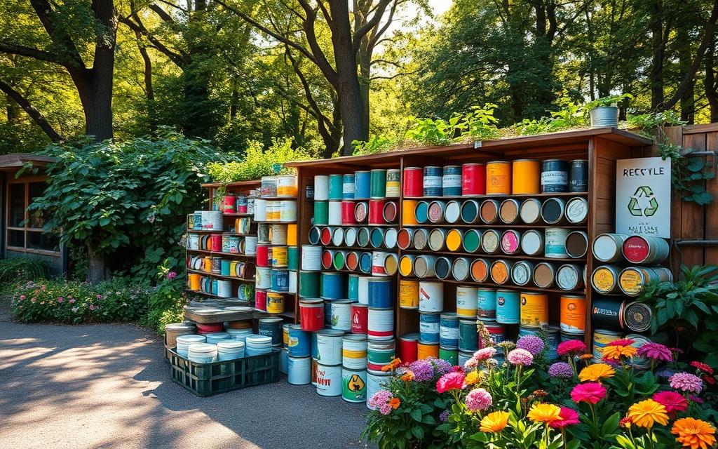 where to recycle old paint cans
