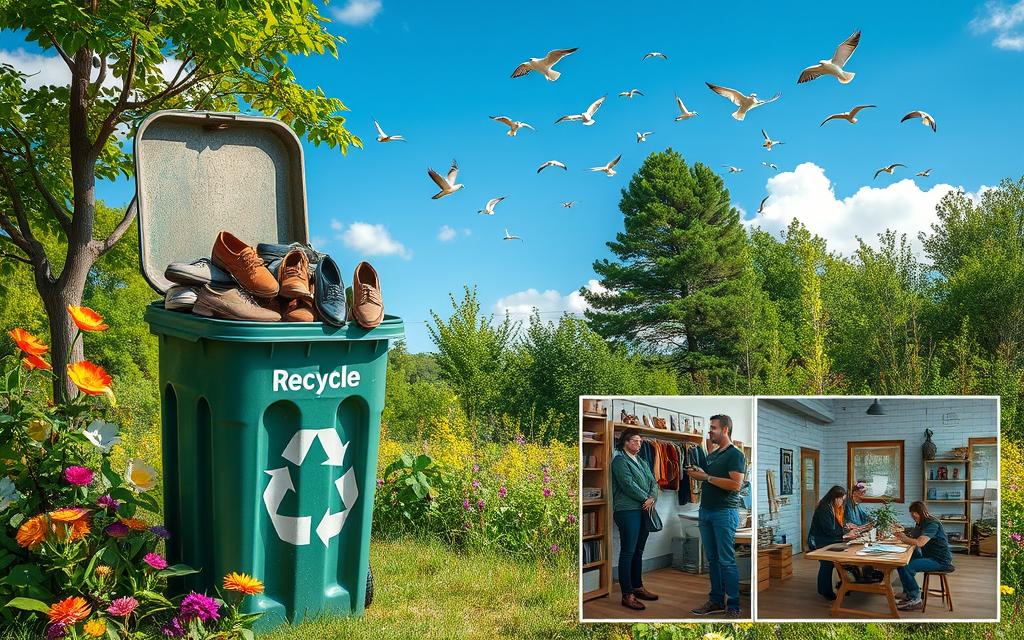 where to recycle old shoes
