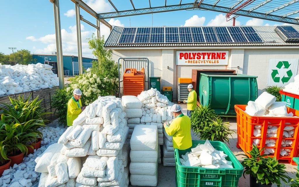 where to recycle polystyrene