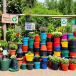 which garden centres recycle plant pots