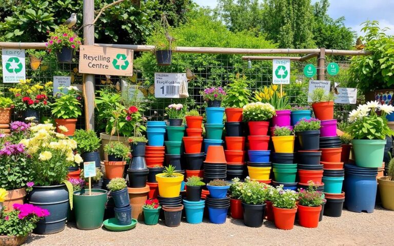 which garden centres recycle plant pots
