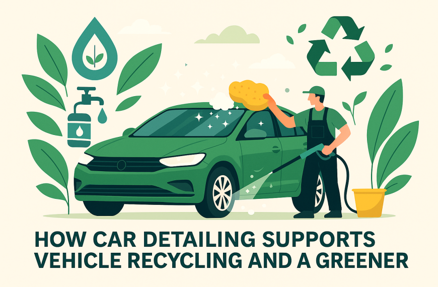 How Car Detailing Supports Vehicle Recycling and a Greener Future