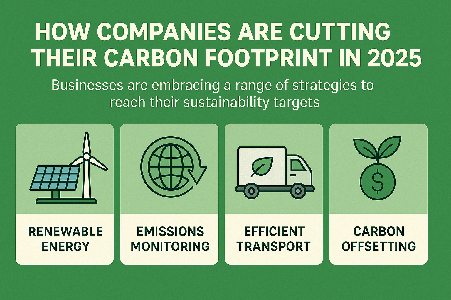 How Companies Are Cutting Their Carbon Footprint in 2025