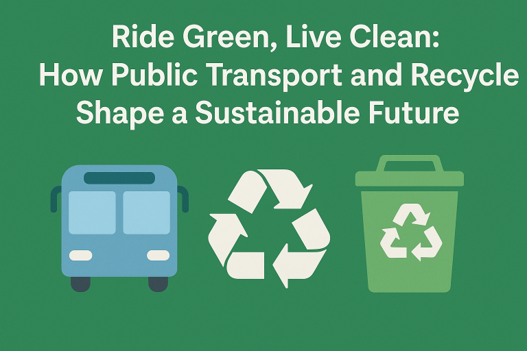 Ride Green, Live Clean: How Public Transport and Recycling Shape a Sustainable Future